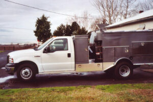 Truck Mounted Powervac with dress up kit and  tool boxes